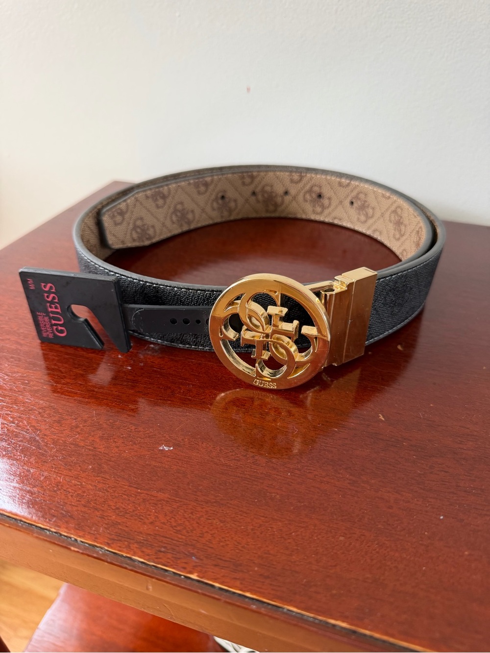 New Guess Nolana reversible belt size M